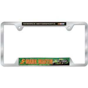    NASCAR Mark Martin Metal License Plate Frame