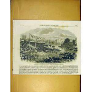  Exeter Launch Life Boat Test Self Righting Print 1866 