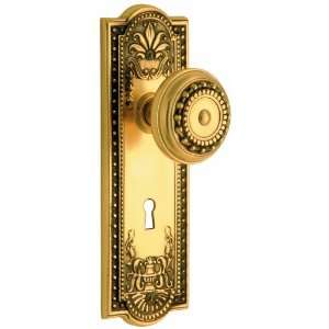  701807 Meadows Antique Brass Privacy Mortise Lock