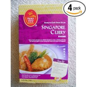   to Cook Meal Kit For Singapore Curry, 10.58 Ounce Boxes (Pack of 4
