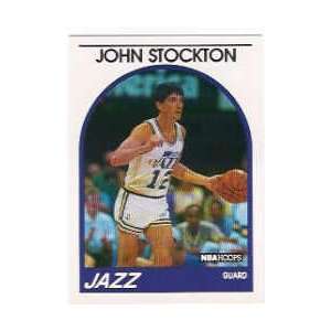  John Stockton 1989 90 Hoops Card #140
