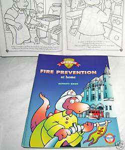 New Fire Prevention Home Safety Activity Coloring Book  