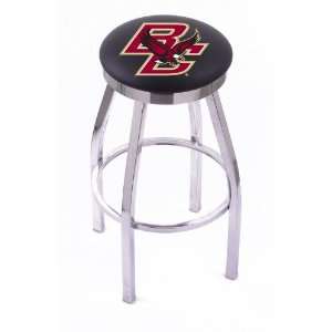 Boston College 25 Single ring swivel bar stool with Chrome, solid 