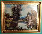 Dollhouse Furniture Picture Scene Chateau on the River