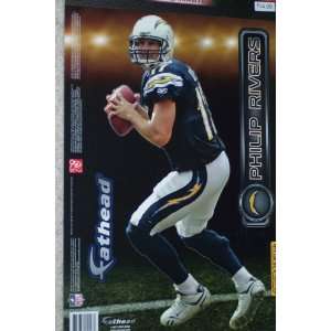  Phillip Rivers Fathead San Diego Chargers NFL Wall Graphic 