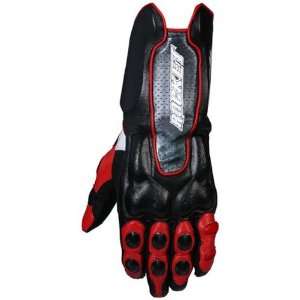 Joe Rocket Mens Speedmaster 7.0 Red and Black Motorcycle gloves   Size 