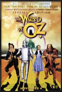 THE WIZARD OF OZ   FRAMED MOVIE POSTER (SPEC. EDITION)  