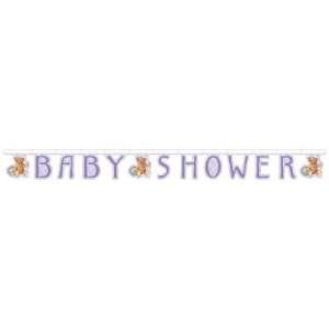  Vintage Nursery Baby Shower Jointed 7 Foot Banner