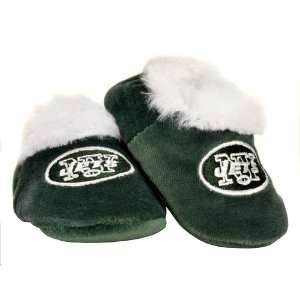 NFL Baby Bootie Slippers New York Jets 3 6 Months  Sports 