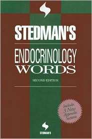 Stedmans Endocrinology Words, (0781761735), Stedmans, Textbooks 