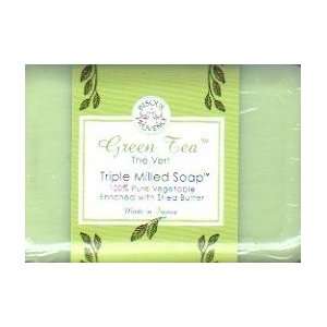  Green Tea Triple Milled Soap Enriched with Shea Butter 