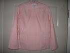   Hilfiger Pink/White Checked Golf Lined Jacket M Women Medium Designer