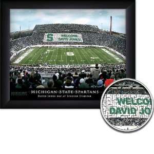   State Spartans Personalized Framed Stadium Print
