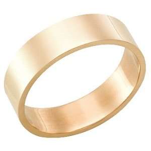 Millimeters, Flat High Polished 18Kt Gold Wedding Band Ring on Sale 