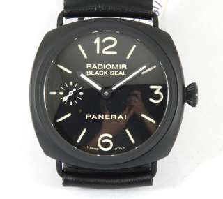 New* Panerai Radiomir Ceramic Black Seal PAM00292 PAM292  