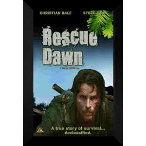  Rescue Dawn 27x40 FRAMED Movie Poster   Style C   2007 