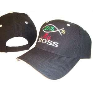 Black Jesus Is My Boss Adjustable Baseball Cap Hat