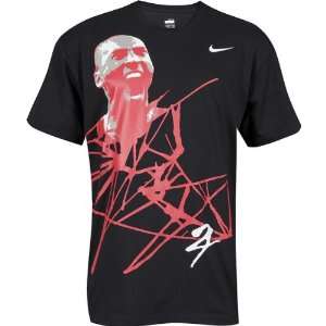  Nike Kobe Bryant Fit Dry Rage T Shirt Black Sports 