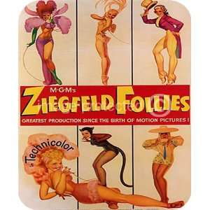  Ziegfeld Follies Vintage Movie Pin Up Art MOUSE PAD 