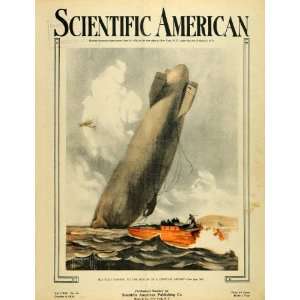  1919 Cover Sea Sled Airship Rescue Aviation Howard Brown 