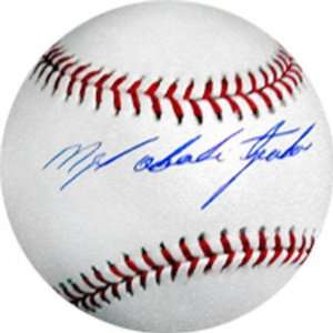  Miguel Tejada Autographed Baseball with Full Name 