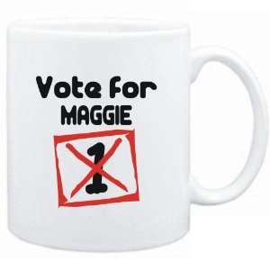    Mug White  Vote for Maggie  Female Names