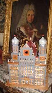 EUROPEAN MINIATURE DETAILED WOOD DOLL HOUSE or TRAIN or HOLIDAY 