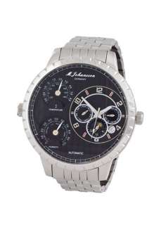 details automatic movement stainless steel case and band watch case 