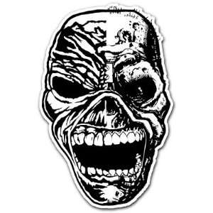 Iron Maiden Skull Music Band Car Bumper Sticker Decal 5.5x3.5