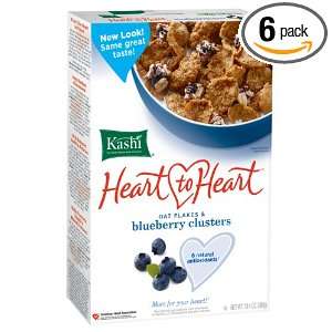 Kashi Heart to Heart Oat Flakes and Blueberry Clusters Cereal, 13.4 