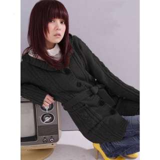   Hoodie Coat Cardigans Trench Sweater Outerwear Top 2 Colors  