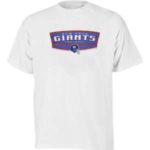  New York Giants White Bloc Party T Shirt Sports 