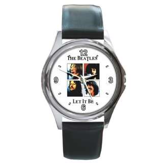 New THE BEATLES LET IT BE Unisex Metal Leather Watch #1  