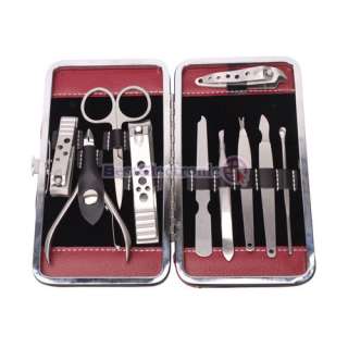 10 Stainless steel Nail Clippers Manicure Pedicure set  