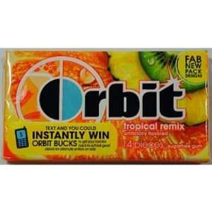  Wrigleys Orbit Sugar Free Gum   Tropical Remix Case Pack 