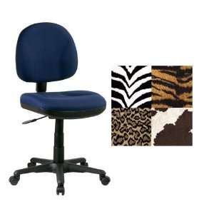   Task Desk Chair with Bobcat Animal Print Fabric