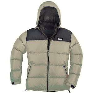   Goose Down Jacket, Stone with Black, MADE IN CANADA