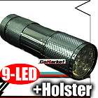 12 LED Waterproof Lamp Torch Flashlight Light Holster  