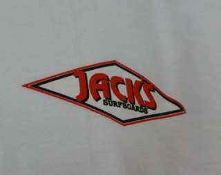 NEW Jacks Surfboards Mens Red Diamond Surf & Swim Medium T Shirt 