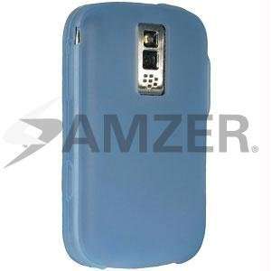 Amzer Silicone Skin Jelly Case   Light Blue Cell Phones 