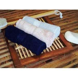    100 Percent Bamboo Fiber Wash Cloth Steel Blue