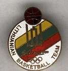 Sydney 2000 limited LITHUANIA Olympic NOC BB TEAM pin  