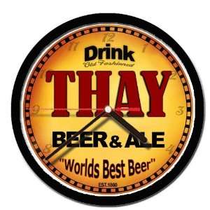  THAY beer and ale cerveza wall clock 