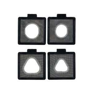   Vignettes, Square Format for Normal & Long Lenses   Package of 4