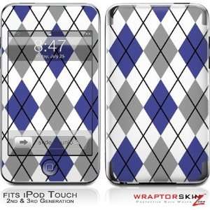   Screen Protector Kit   Argyle Blue and Gray  Players & Accessories