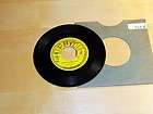 45 rpm PAUL HUFFMAN T E X A S Winston 1034 LISTEN SIGNED BY BILL 