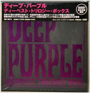 New DEEP PURPLE Deepest Trilogy BOX 3 K2HD Japan Mini LP CDs Xtremly 