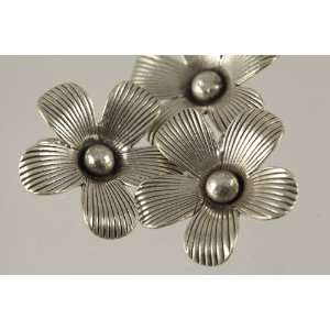 Lovely Flower Thai Sterling Silver Charms Karen Handmade From Thailand 