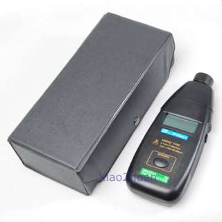 Digital Photo Sensor Tachometer RPM Speed Tool + Case  