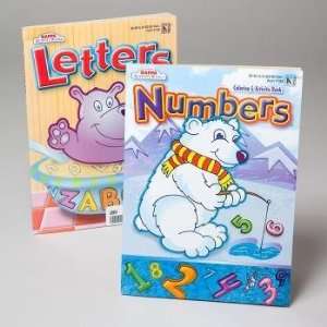  96 Page Coloring Book Letters & Numbers Case Pack 24 
